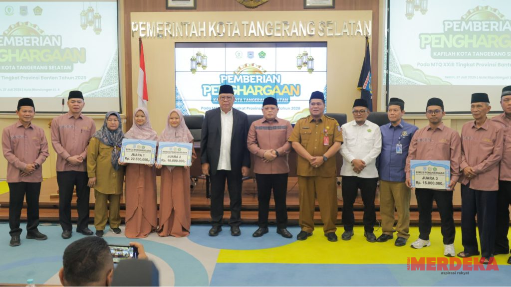 Pemkot Tangsel Berikan Bonus dan Penghargaan kepada Kafilah MTQ Banten 2026