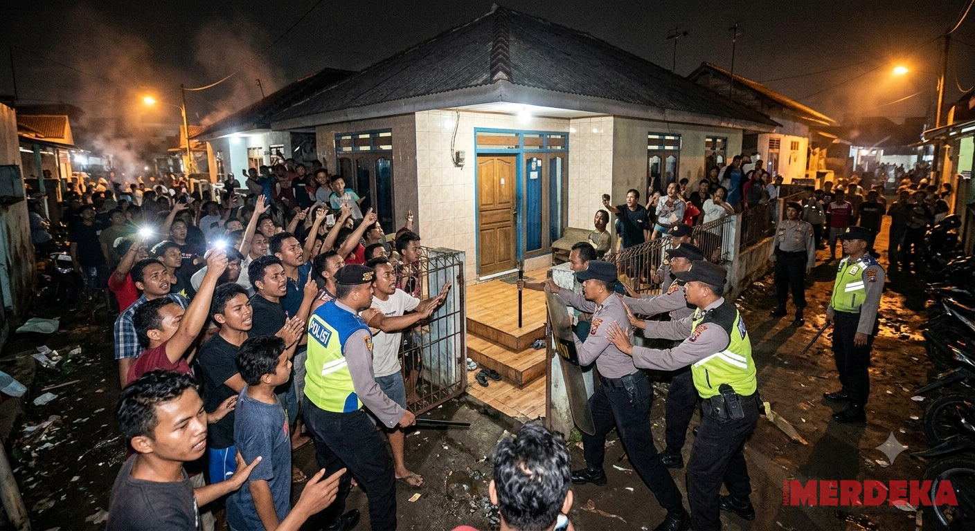 Rumah Dikepung Warga, Ustaz di Tangerang Ditangkap karena Cabuli 29 Murid