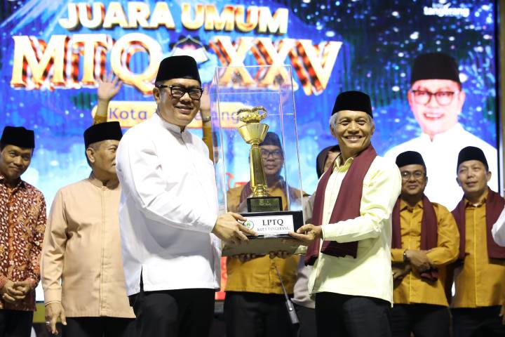 Tutup MTQ XXV Kota Tangerang, Maryono: Semangat Mengaji Harus Terus Menyala