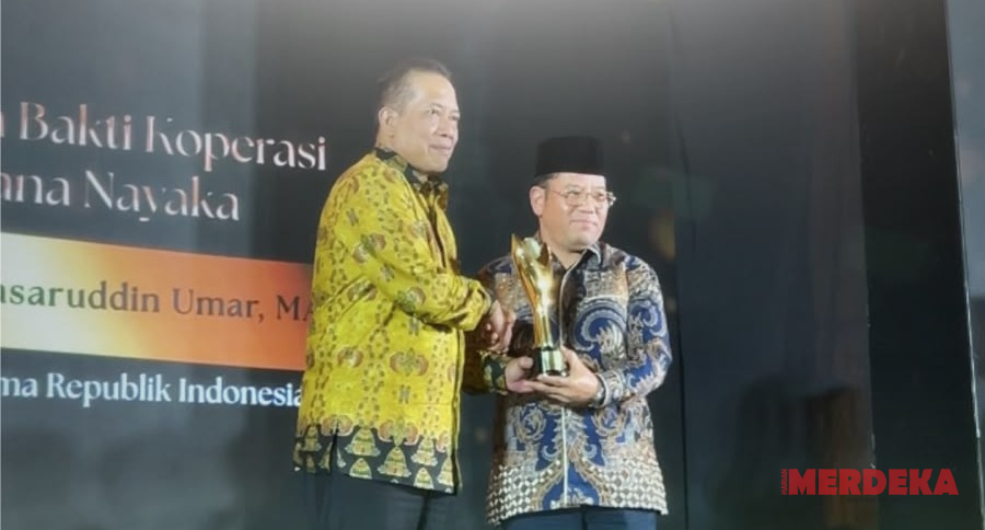 Menag Nasaruddin Umar Raih Koperasi Awards 2026, Dukung Penguatan Koperasi Berbasis Keagamaan