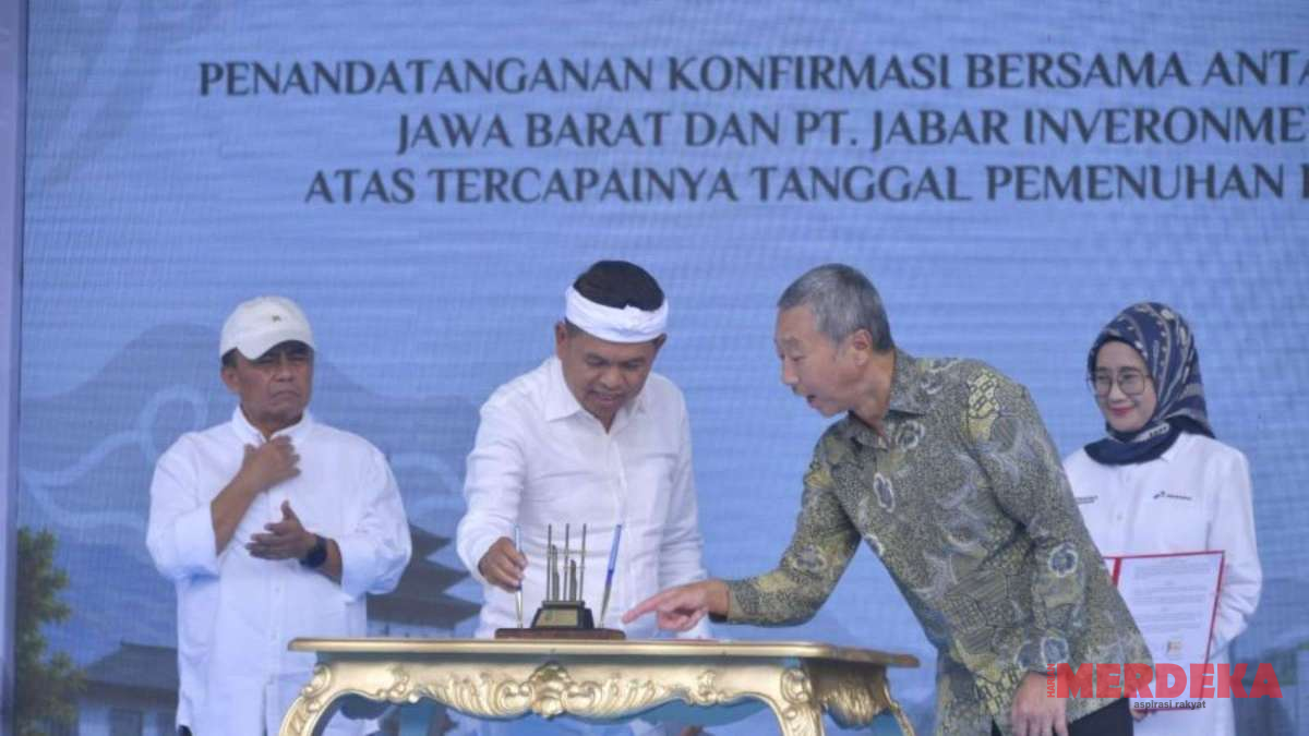 KDM Resmikan Pembangunan PSEL Legok Nangka, Langkah Besar Jabar Atasi Persoalan Sampah