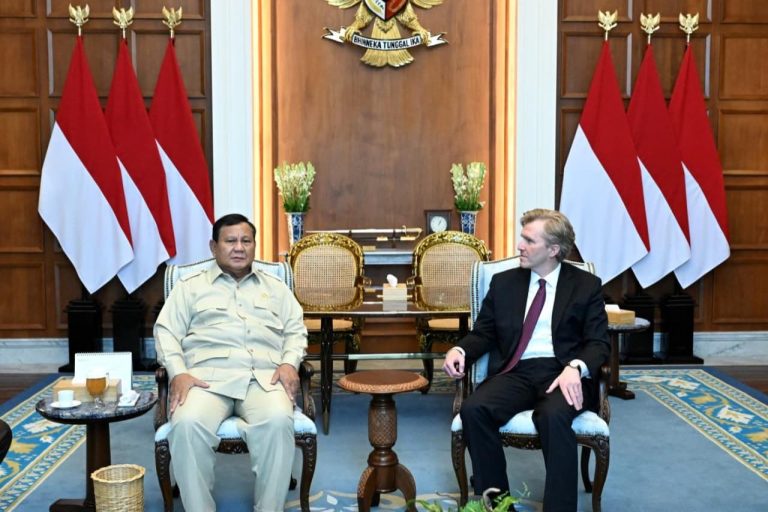 Prabowo Terima Wamenhan AS Elbridge Colby, Bahas Penguatan Kemitraan Strategis
