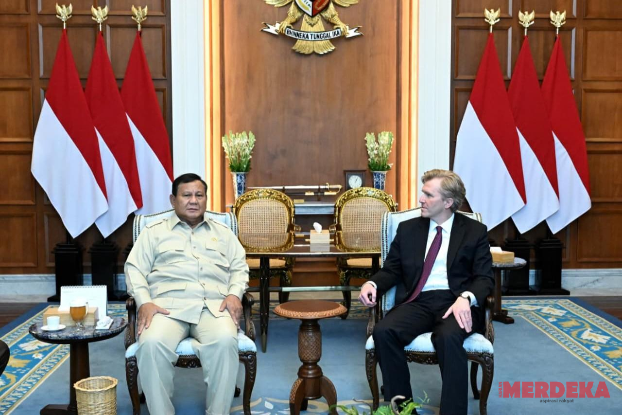 Prabowo Terima Wamenhan AS Elbridge Colby, Bahas Penguatan Kemitraan Strategis