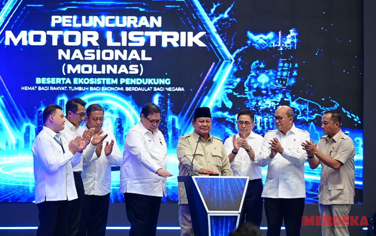 Prabowo Luncurkan Motor Listrik Nasional, Dorong Kemandirian Teknologi Indonesia