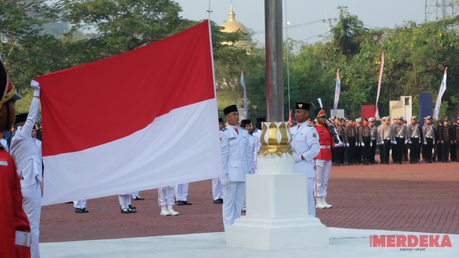 Peringatan HUT ke-81 RI di Banten: Kapolda Irjen Pol Hengki Bacakan Pancasila
