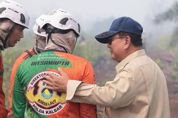 Safari Penanganan Karhutla: Presiden Prabowo Minta Jajaran Perketat Pengawasan Titik Api