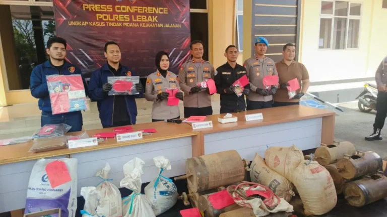 Polres Lebak Tetapkan Empat Tersangka Kasus Tambang Ilegal di Bayah dan Wanasalam