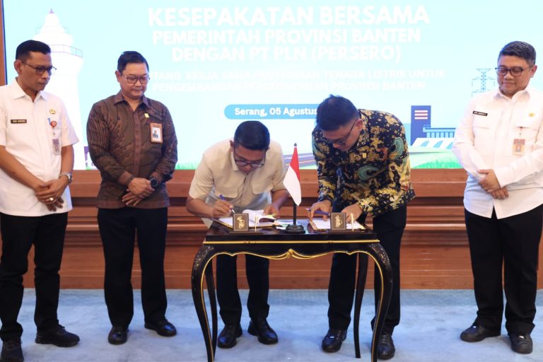 Gubernur Banten Andra Soni dan PLN Perkuat Sinergi Pasokan Listrik untuk Dukung Investasi