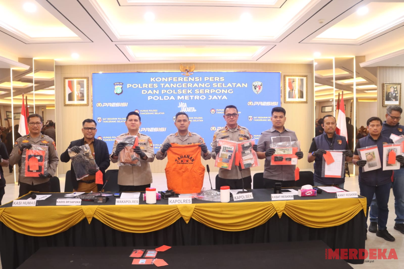 Kurang dari 24 Jam, Polsek Serpong Amankan Dua Terduga Pelaku Curat Disertai Penyekapan