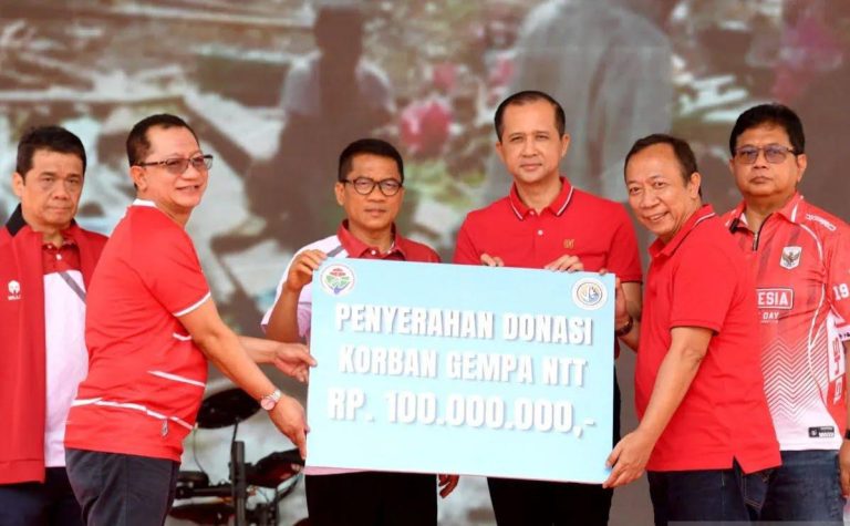Aksi Peduli Gempa NTT, Kemendes PDT dan Kementrans Galang Donasi Lewat Kesenian Rakyat