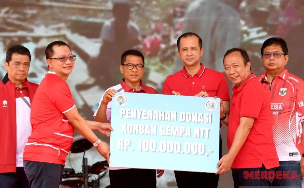 Aksi Peduli Gempa NTT, Kemendes PDT dan Kementrans Galang Donasi Lewat Kesenian Rakyat