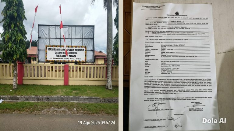 Polres Nias Sebut Kasus NUPTK SMAN 1 Gido Penipuan, Mantan Kasek Minta Diusut Tuntas