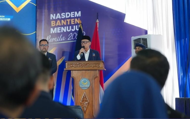 Wahidin Halim Kembali Dilantik Jadi Ketua DPW NasDem Banten