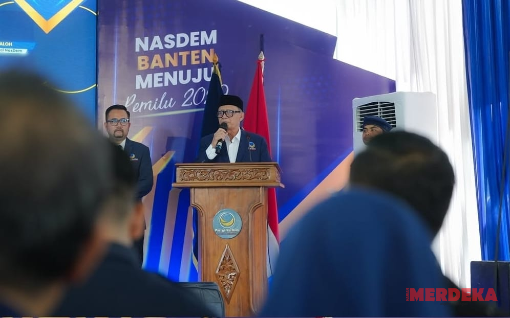Wahidin Halim Kembali Dilantik Jadi Ketua DPW NasDem Banten
