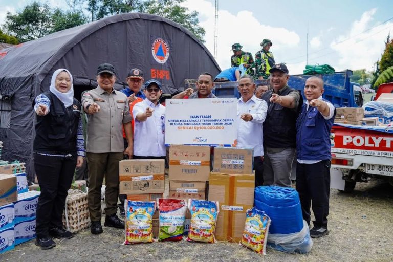 Tanggap Darurat Bencana, Pupuk Kaltim Salurkan Bantuan bagi Masyarakat Manggarai NTT