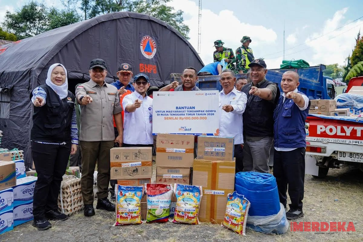 Tanggap Darurat Bencana, Pupuk Kaltim Salurkan Bantuan bagi Masyarakat Manggarai NTT