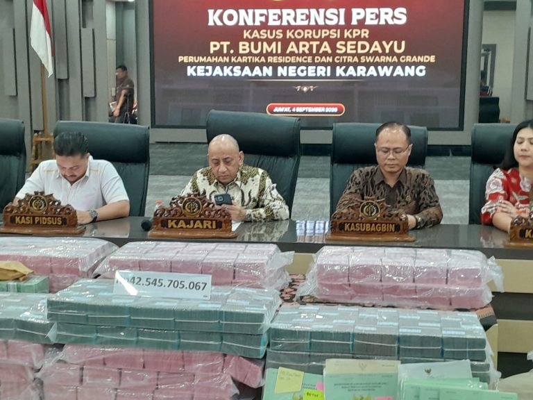 Kejari Karawang Sita Rp42,54 Miliar Terkait Kasus Korupsi KPR PT. BAS