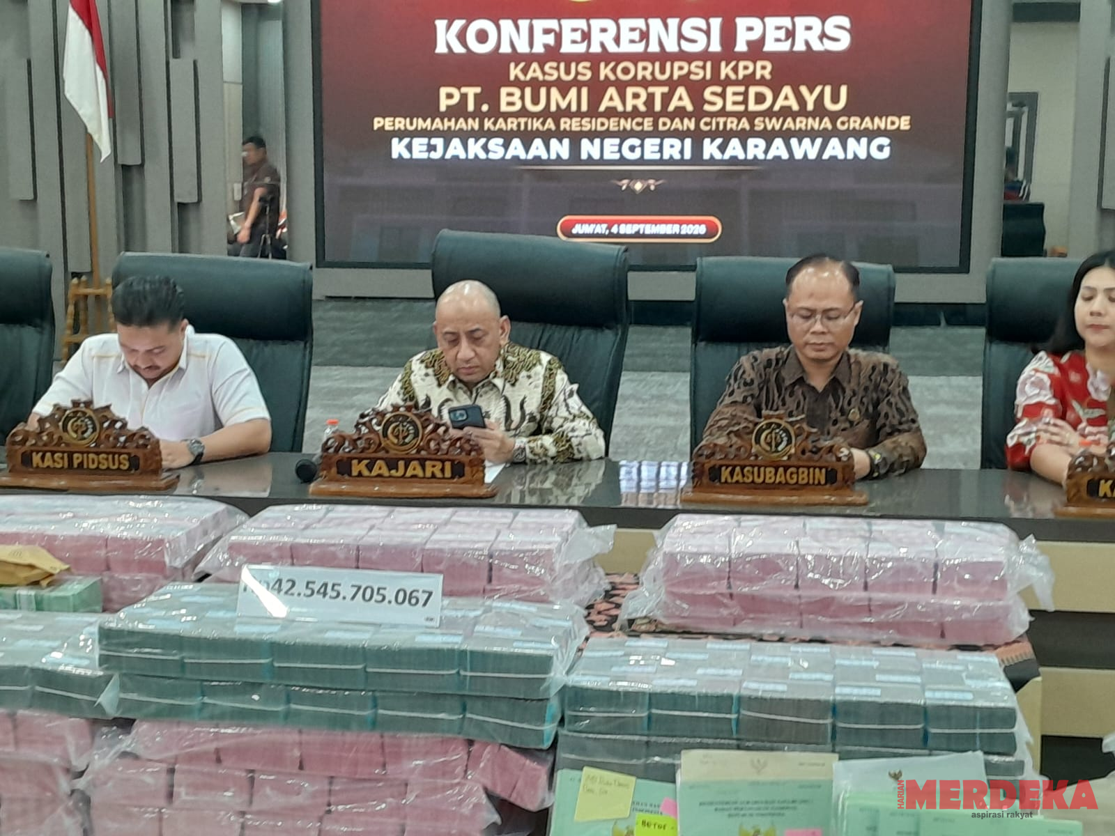 Kejari Karawang Sita Rp42,54 Miliar Terkait Kasus Korupsi KPR PT. BAS