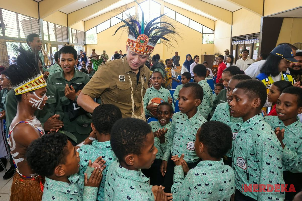 Tinjau Sekolah Rakyat di Jayapura, AHY Tegaskan Komitmen Putus Rantai Kemiskinan
