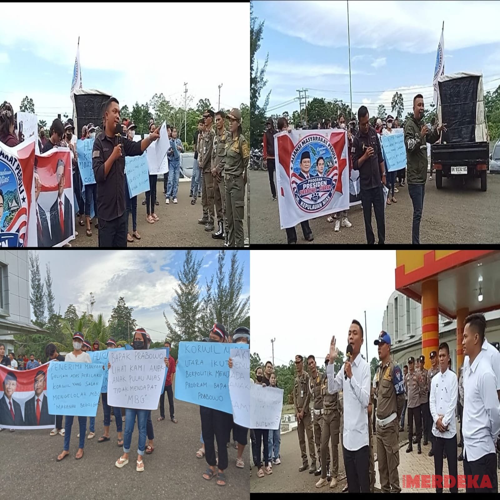 Dapur MBG Banua Gea Belum Aktif, Massa Desak Korwil BGN Nias Utara Dicopot