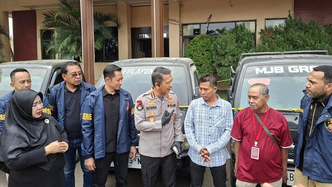 Polda Banten Bekuk 4 Pelaku Pencurian Mobil Pikap, Belasan Kendaraan Diamankan