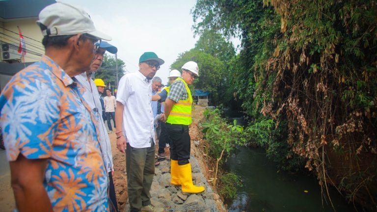 Pilar Tinjau Langsung Pembangunan Turap di 3 Wilayah di Tangsel