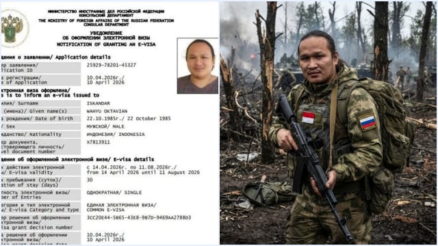 Heboh ! FISU Ungkap 8 WNI Direkrut Jadi Tentara Rusia, Ada Warga Depok