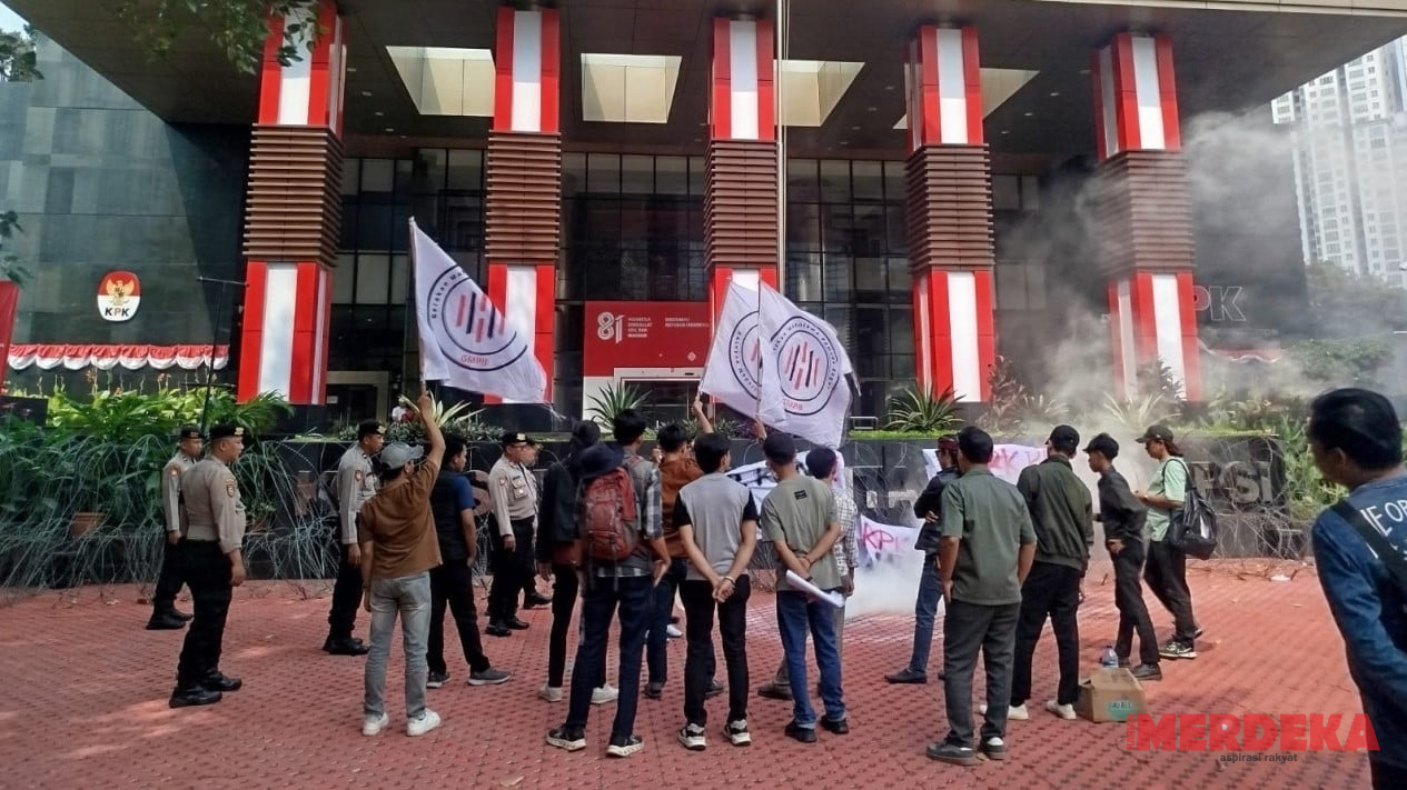 Demo di Gedung KPK, GMPB Desak Pengusutan Tuntas Korupsi di Pemkab Bogor