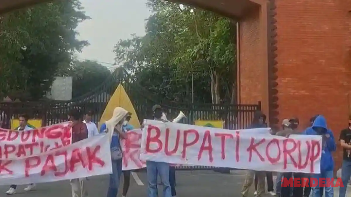 Isu OTT KPK, Massa Demo Bupati Bogor dan Tuntut Penonaktifan Rudy Susmanto