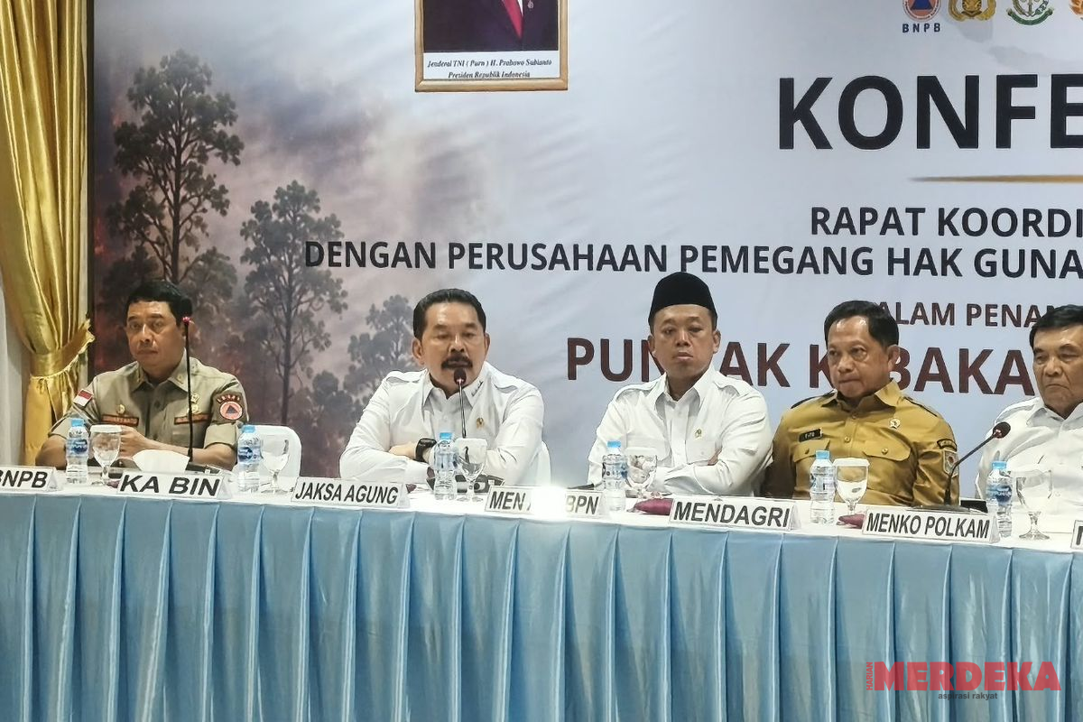 Tindak Tegas Karhutla, Kejagung Siapkan 3 Instrumen Hukum untuk Korporasi