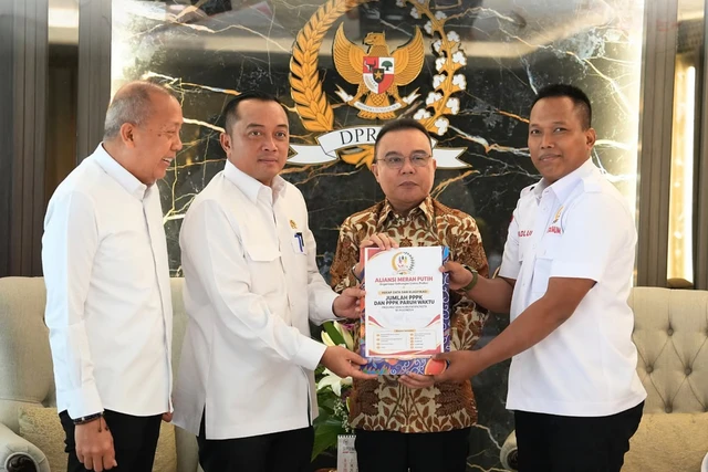 Sepakati Empat Tuntutan PPPK, Sufmi Dasco Minta Data Pembanding dalam Sebulan