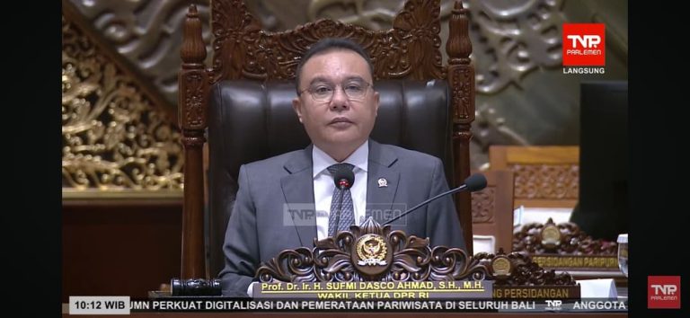 Ketuk Palu Sufmi Dasco, RUU Reforma Agraria Resmi Jadi Usul Inisiatif DPR