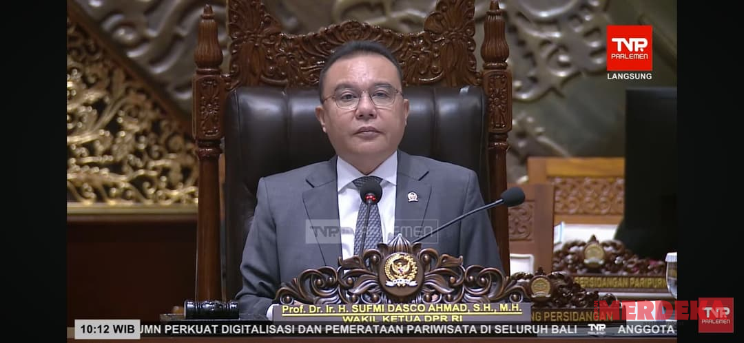 Ketuk Palu Sufmi Dasco, RUU Reforma Agraria Resmi Jadi Usul Inisiatif DPR