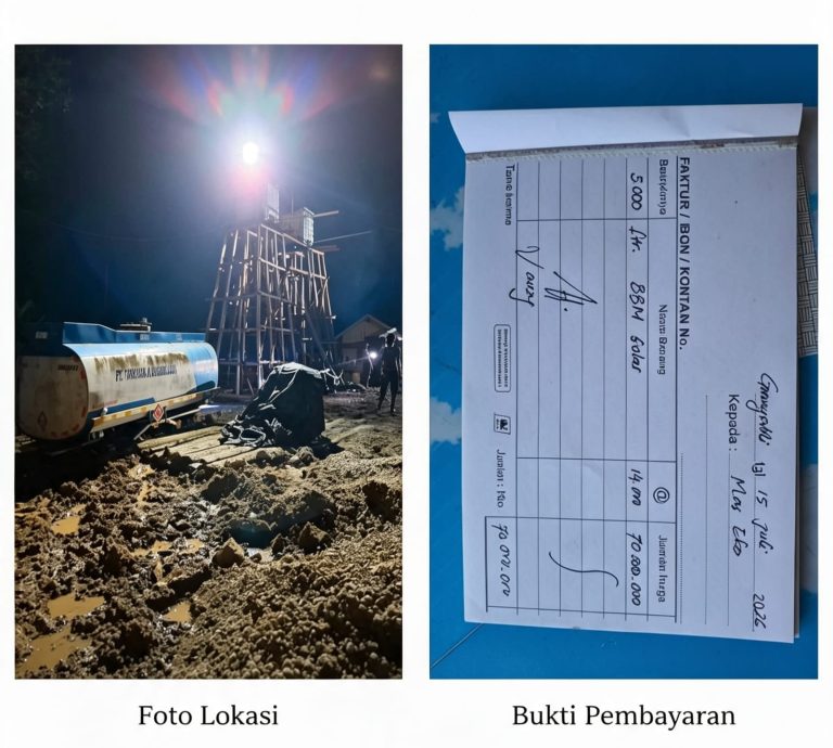 Dugaan Mafia BBM di Proyek SMAN Sukma Nias, Solar Subsidi Diduga Dikawal Oknum Aparat