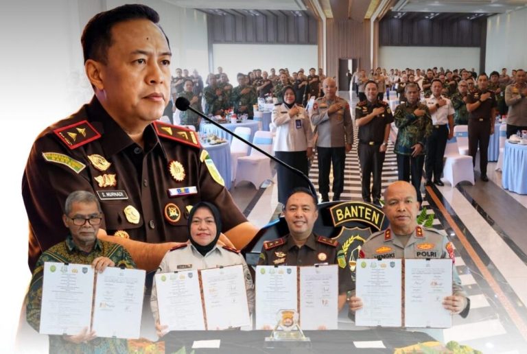 Kejati, Polda, hingga Pengadilan Tinggi Banten Sepakat Terapkan Sidang Online