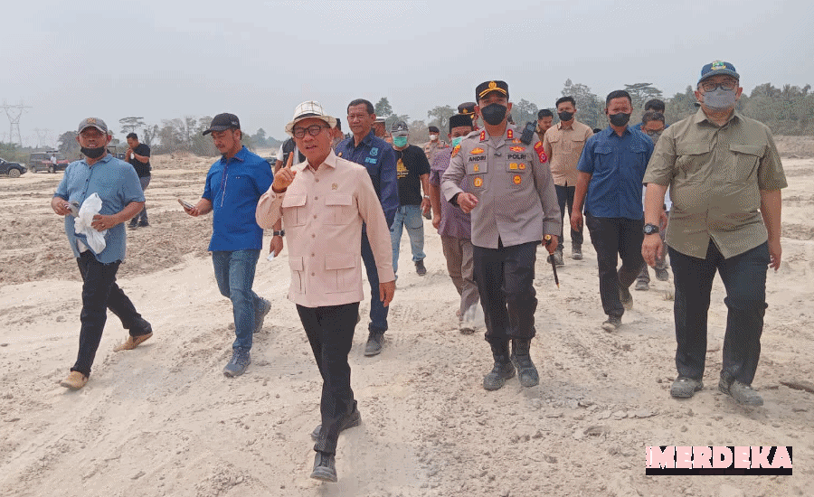 Sidak Mendes Yandri: Galian C Ilegal di Serang Ancam Sutet Jawa-Bali Ditutup Paksa