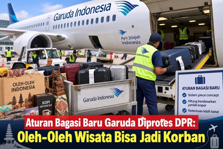 Aturan Bagasi Baru Garuda Diprotes DPR: Oleh-Oleh Wisata Bisa Jadi Korban