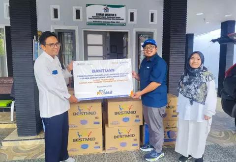 Gandeng KLH, Pupuk Kaltim Kirim 76.400 Masker Antisipasi ISPA Akibat Karhutla