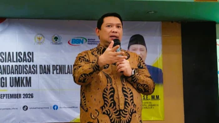 Gandeng BSN, Ilham Permana Ajak UMKM Cianjur Tingkatkan Daya Saing