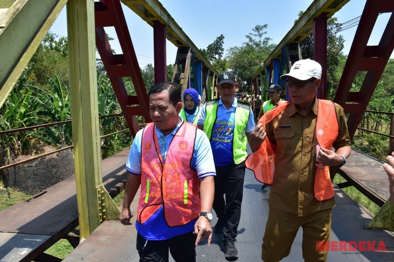 Plt. Bupati Pekalongan, H. Sukirman : Turap Jembatan Pantianom Dikebut, Pemkab Pekalongan Target Rampung Awal Desember