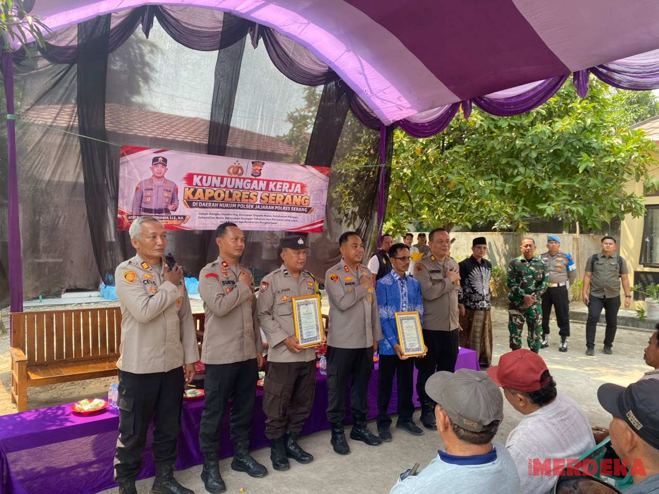 Antisipasi Kekeringan, Kapolres Serang Minta Jajaran Pantau Warga Terdampak