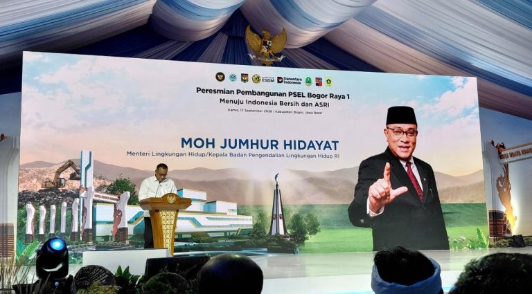 Target Selesai Dua Tahun, Menteri Lingkungan Hidup Resmikan PSEL Bogor Raya 1