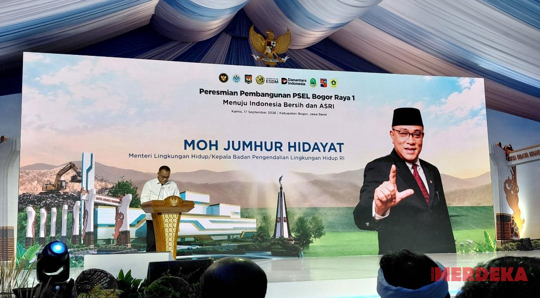 Target Selesai Dua Tahun, Menteri Lingkungan Hidup Resmikan PSEL Bogor Raya 1