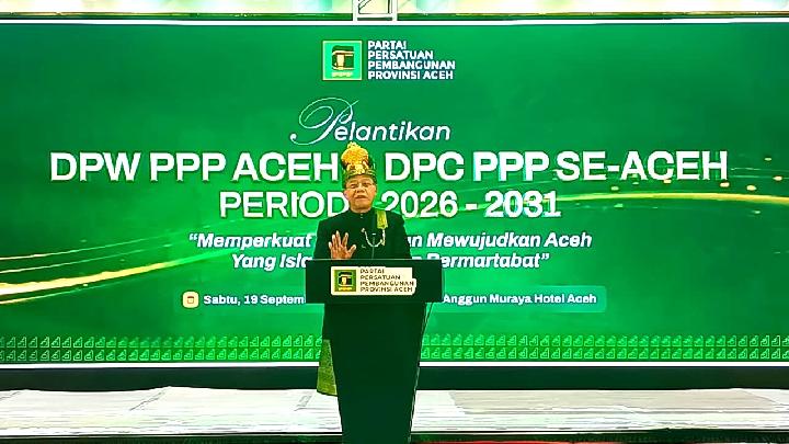 SDA Aceh Melimpah, Ketum PPP Tegaskan Pengelolaannya Harus Makmurkan Rakyat