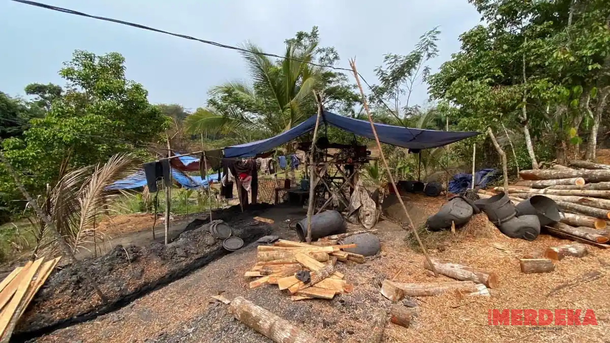 Ditreskrimsus Polda Banten Bongkar Tambang Batubara Ilegal di Lebak