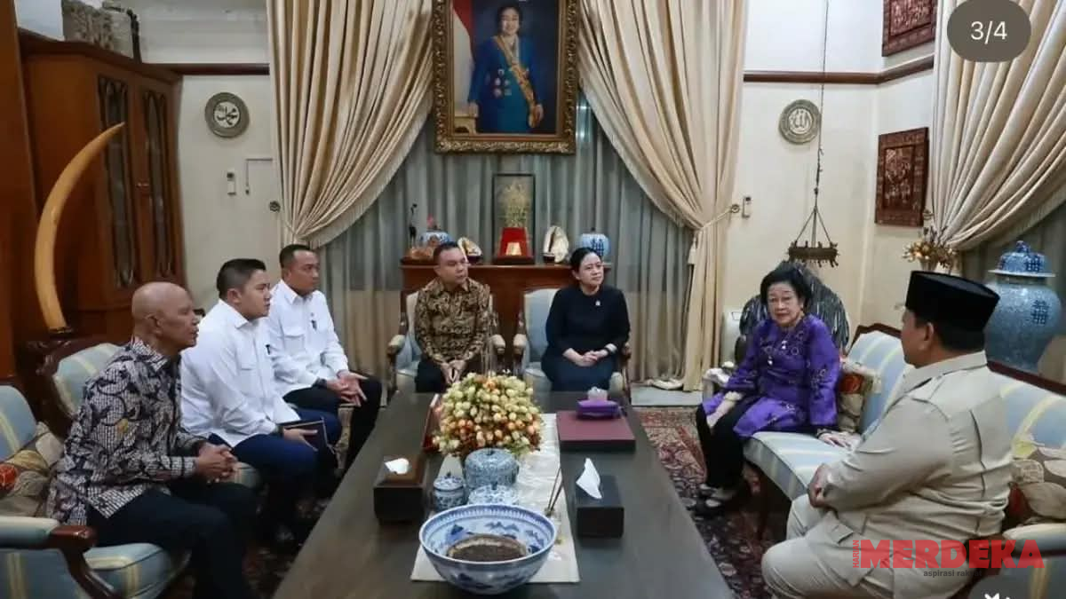 Prabowo Melayat ke Kediaman Megawati, Sampaikan Duka Cita Wafatnya Guruh Soekarnoputra