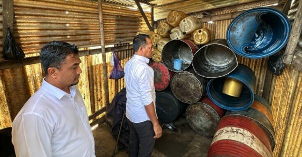 Sidak Lokasi Diduga Timbunan BBM di Cilegon, Polda Banten Temukan Kempu & Jerigen