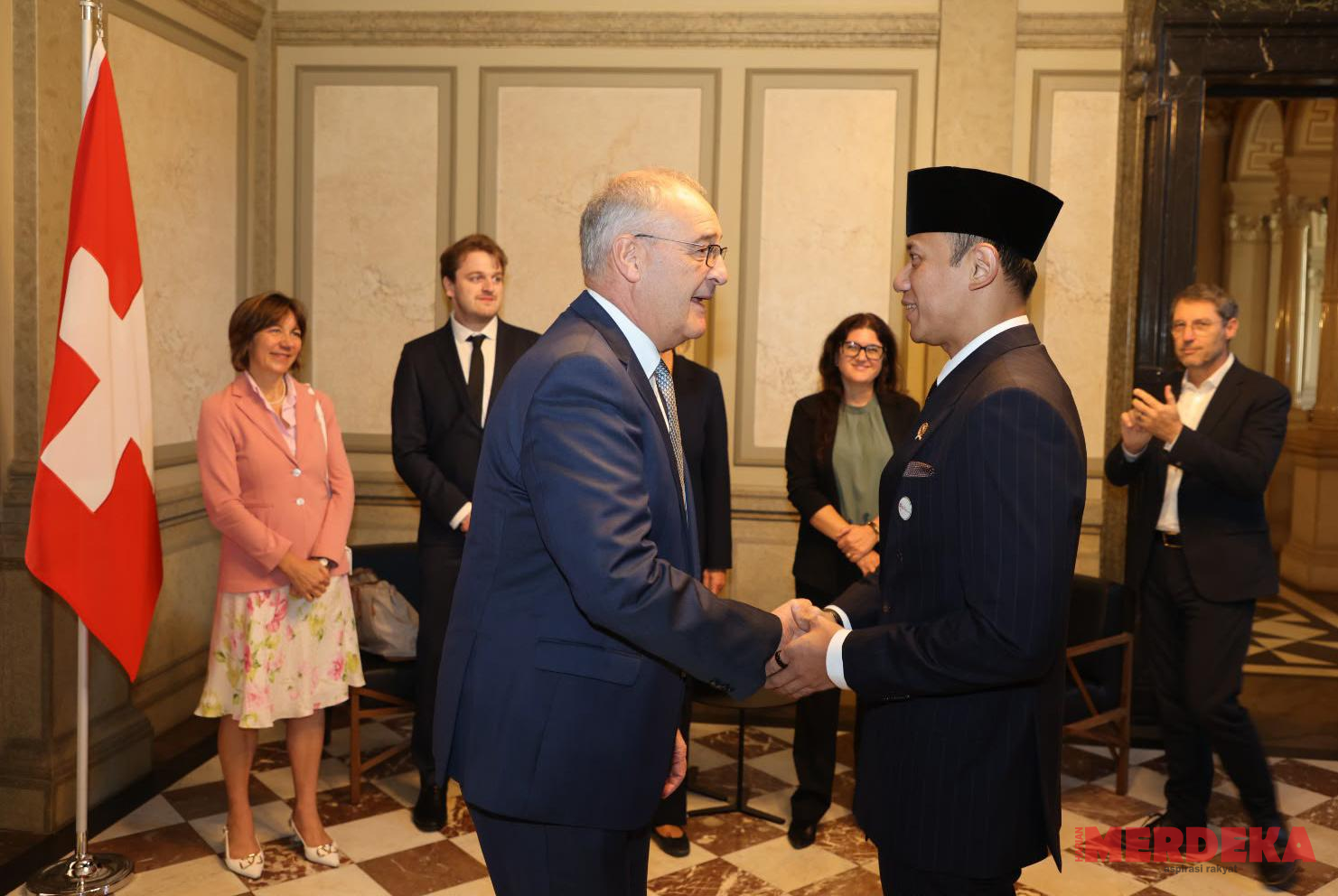 Bertemu Presiden Swiss, Menko AHY Bahas Kerja Sama Infrastruktur & Energi Hijau