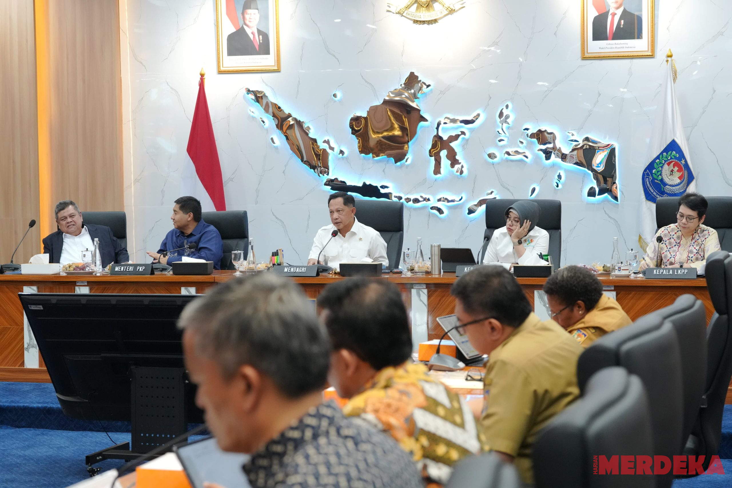 Dukung Program Perumahan, Mendagri Bahas Rencana Pembangunan 2.200 Rumah Papua Pegunungan hingga Gentengisasi