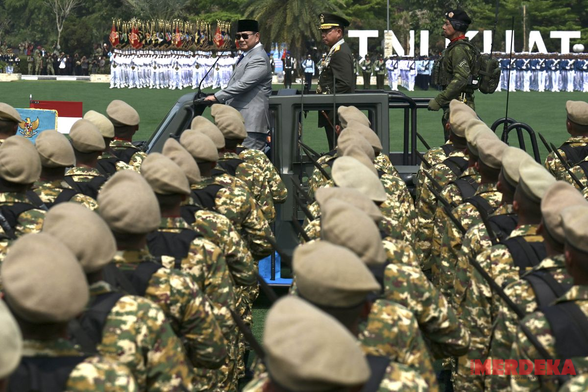 Prabowo Kumpulkan 800 Pati TNI-Polri di Istana untuk Diberi Arahan